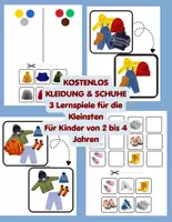 Vorschau - Arbeitsblätter - Kleidung und Schuhe – Kostenlose Arbeitsblätter für Kinder von 2–4 Jahren - Deckblatt