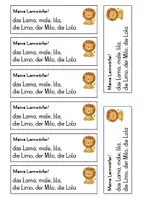 Vorschau - Arbeitsblätter - Lernwörter Mitnehmzettel – KariBu 1 (mit Anlautbildern) - Seite 2