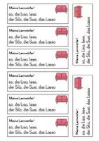 Vorschau - Arbeitsblätter - Lernwörter Mitnehmzettel – KariBu 1 (mit Anlautbildern) - Seite 3