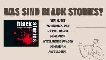 Vorschau - Präsentationen/Tafelbilder - Kriminalrätsel (vgl. B l a c k Stories) Vertretungsstunde, gesamte Pptx - Seite 2