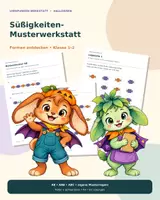 Vorschau - Arbeitsblätter - Süßigkeiten-Musterwerkstatt - Deckblatt