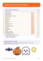 Aperçu - Feuilles d'exercices - Vocabulaire anglais – Halloween CE2-CM1 - Page 1