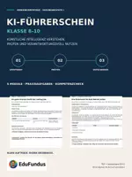 Vorschau - Unterrichtsreihen - KI-Führerschein 8–10 | 5 Module + Zertifikat - Deckblatt