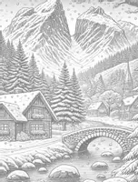 Vorschau - Mal- und Bastelvorlagen - Winter - das phantastische Ausmalbuch Teil 01 - Seite 2