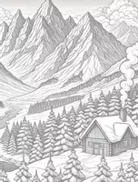Vorschau - Mal- und Bastelvorlagen - Winter - das phantastische Ausmalbuch Teil 01 - Seite 3