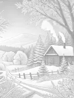 Vorschau - Mal- und Bastelvorlagen - ❄️✨ Winter-Ausmalbuch Paket – 180 magische Motive für Entspannung, Kreativität & Wohlfühlmomente ✨❄️ - Seite 2