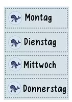 Vorschau - Präsentationen/Tafelbilder - Tafelkalender Walklasse (Tag, Wochentag, Monat, ohne Jahr) - Seite 2
