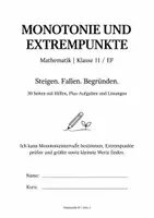 Vorschau - Stationenlernen - Ableitungen, Monotonie, Extrempunkte | Klasse 11, EF - Seite 1