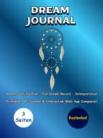 Vorschau - Arbeitsblätter - Dream Journal | Printable Journal & Interactive Web App - Deckblatt