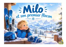 Aperçu - Cartes / Images - Kamishibai_Milo et son 1er flocon - Page de couverture