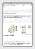 Vorschau - Arbeitsblätter - Dreitafelprojektion Einführung und Übung - Seite 1