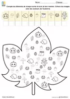 Aperçu - Feuilles d'exercices - Dénombrer jusqu'à 10 et colorier (Cycle 1) - Page de couverture