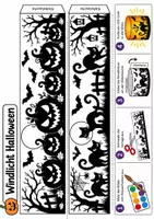 Vorschau - Mal- und Bastelvorlagen - Windlichter basteln Halloween Klasse 1-4 Kunst Vertretungsstunde - Seite 3