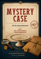 Vorschau - Unterrichtsreihen - Mystery Case - Fall: der Kuchen - Gruppen Spiel - A1-A2 DaF DaZ - Deckblatt