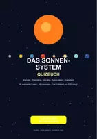 Vorschau - Arbeitsblätter - Das große Sonnensystem-Quizbuch - Deckblatt