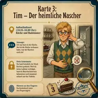 Vorschau - Unterrichtsreihen - Mystery Case - Fall: der Kuchen - Gruppen Spiel - A1-A2 DaF DaZ - Seite 3