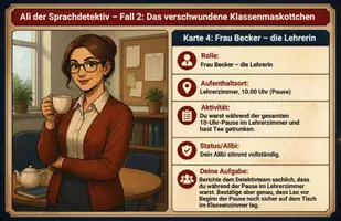 Vorschau - Unterrichtsreihen - Mystery Case - Fall des verschwundenen Maskottchens A1-B1 DaF DaZ - Seite 3