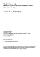 Vorschau - Stundenentwürfe - Werde Sil-ben-kö-nig! Lesen und Schreiben lernen trotz Lese-Rechtschreibschwäche? Na klar! - Seite 1