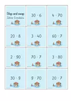 Vorschau - Spiele - Zehner Einmaleins stop and swap/ walk and talk (Kl. 3) - Seite 2