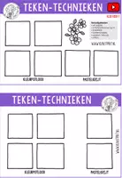 Voorbeeld - GRATIS - Bloemen vaas tekenen met tekentechnieken + VIDEO - Pagina 1