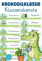 Vorschau - Arbeitsblätter - Krokodilklasse Klassentier Krokodil XXL Sorglospaket - Seite 1