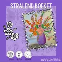 Voorbeeld - GRATIS - Bloemen vaas tekenen met tekentechnieken + VIDEO - Voorblad