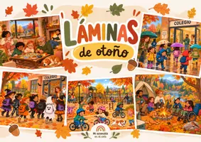 Vista previa - Unidades / Secuencias / Situaciones de Aprendizaje - 🍂 Láminas del otoño 🌰 - página 1
