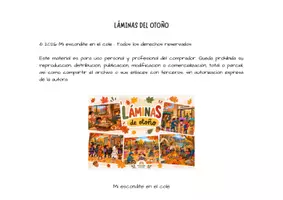 Vista previa - Unidades / Secuencias / Situaciones de Aprendizaje - 🍂 Láminas del otoño 🌰 - página 3