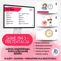 zapowiedź - Shine On! 3 – Unit 2: Free Time | prezentacja do lekcji – ponad 200 slajdów + gry i ćwiczenia - strona 1