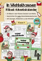 Vorschau - Arbeitsblätter - Wichtel Adventskalender - 24 Deutsch und Mathe-Rätsel (Klasse 4) #wichtelzeitbyextraklasse - Deckblatt