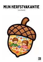 Voorbeeld - "Mijn herfstvakantie" eikel tekenopdracht 🍁 - Pagina 1