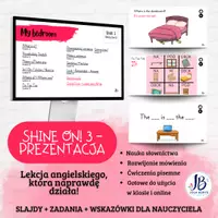 zapowiedź - Shine On! 3 – Unit 1: My Bedroom | prezentacja do lekcji + gry i ćwiczenia - strona 1