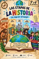 Vista previa - Fichas informativas / Documentos de lectura - Etapas de la Historia para 5º/6º primaria - Portada