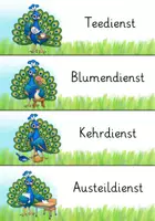 Vorschau - Arbeitsblätter - Pfauenklasse Sorglospaket Klassentier Pfau - Seite 2