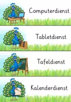 Vorschau - Arbeitsblätter - Pfauenklasse Sorglospaket Klassentier Pfau - Seite 3