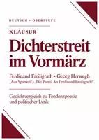 Vorschau - Arbeitsblätter - Klausur Gedichtvergleich Q1: Freiligrath „Aus Spanien“ und Herwegh „Die Partei“ – der Dichterstreit im Vormärz - Deckblatt