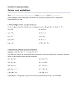 Vorschau - Stundenentwürfe - Die drei binomischen Formeln (Materialpaket) - Seite 2