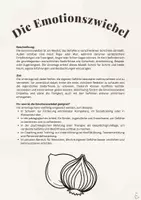 Vorschau - Arbeitsblätter - Beratung: Emotionszwiebel - Gefühle benennen und reflektieren - Seite 1