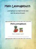 Vorschau - Aufgabenkarten - Lesetagebuch zum individuellen Befüllen - Seite 1