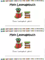 Vorschau - Aufgabenkarten - Lesetagebuch zum individuellen Befüllen - Seite 3