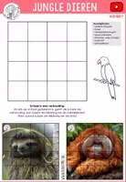 Voorbeeld - GRATIS - jungle dieren met wasco + VIDEO - Pagina 1
