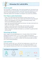 Vorschau - Arbeitsblätter - Buchstaben-Start ohne Schreiben | Buchstaben tasten, kneten und legen | Klasse 1 - Seite 2