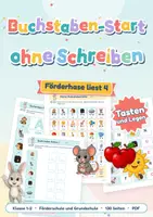 Vorschau - Arbeitsblätter - Buchstaben-Start ohne Schreiben | Buchstaben tasten, kneten und legen | Klasse 1 - Deckblatt