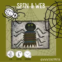 Voorbeeld - spin en web - VIDEO, herfstopdracht - Voorblad