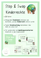Vorschau - Spiele - Materialpaket Stop and Swap - Deckblatt
