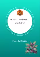 Vorschau - Spiele - Ich habe... - Wer hat...? - Gruselwörter (Lesespiel) - Deckblatt