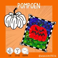 Voorbeeld - Pompoen - VIDEO secundiare kleuren, kleuren mengen - Voorblad