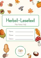 Vorschau - Arbeitsblätter - GRATIS: Herbst – Lesetext mit Silbenfärbung - Seite 3