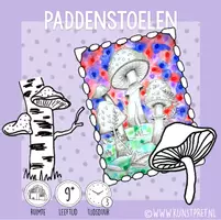 Voorbeeld - Paddenstoelen tekenen - VIDEO, 3d tekenen - Voorblad