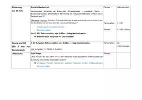 Vorschau - Stundenentwürfe - Rekonstruktion von Größen – Integralschreibweise | Oberstufe | Mathematik - Seite 2